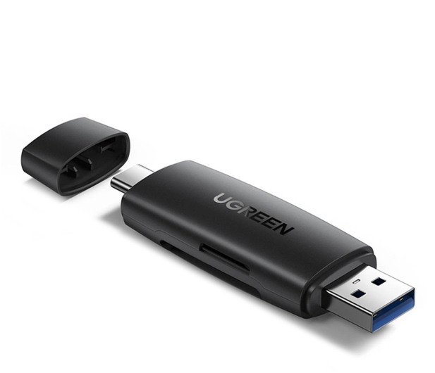 UGREEN Czytnik kart SD micro SD USB-A USB-C - 1245579 - zdjęcie